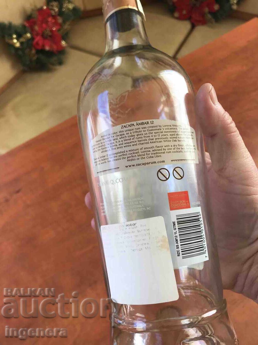 Auction RUM GLASS BOTTLE BOTTLE Auction RUM GLASS BOTTLE BOTTLE