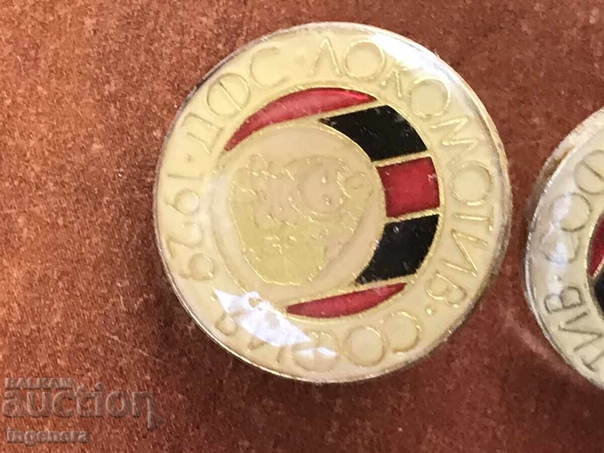 Auction LOT MEDALLION BADGE BADGES-FOOTBALL CLUB LOCOMOTIVE SOFIA Auction LOT MEDALLION BADGE BADGES-FOOTBALL CLUB LOCOMOTIVE SOFIA