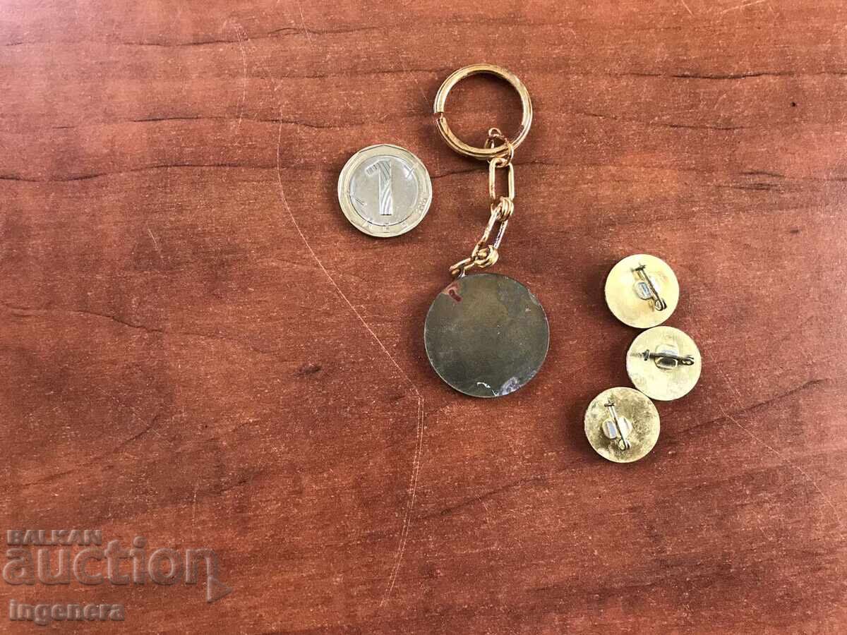 Delivery of LOT MEDALLION BADGE BADGES-FOOTBALL CLUB LOCOMOTIVE SOFIA Delivery of LOT MEDALLION BADGE BADGES-FOOTBALL CLUB LOCOMOTIVE SOFIA