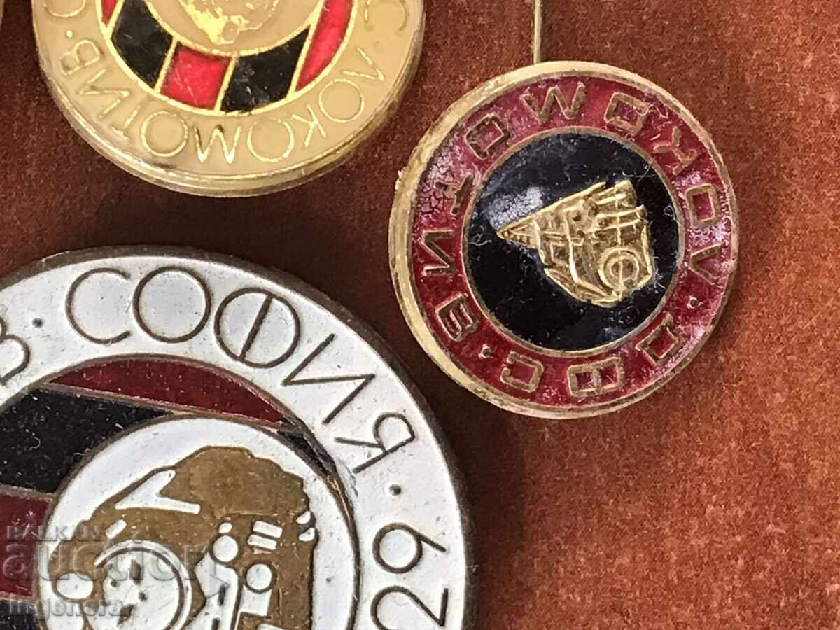Delivery of LOT MEDALLION BADGE BADGES - CLUB LOCOMOTIVE SOFIA