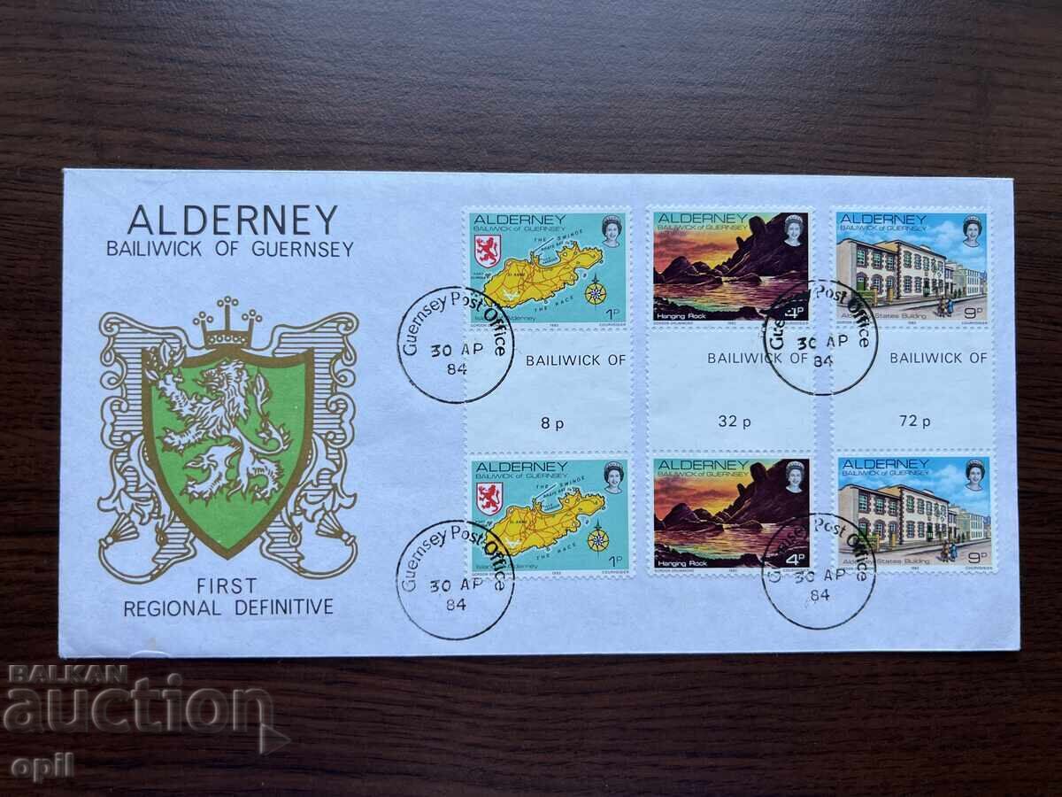 Alderney 1984 First Day Cover Alderney 1984 First Day Cover