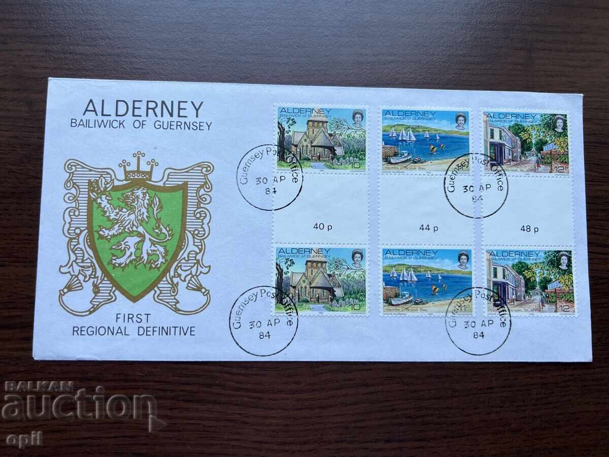 Alderney 1984 First Day Cover Alderney 1984 First Day Cover