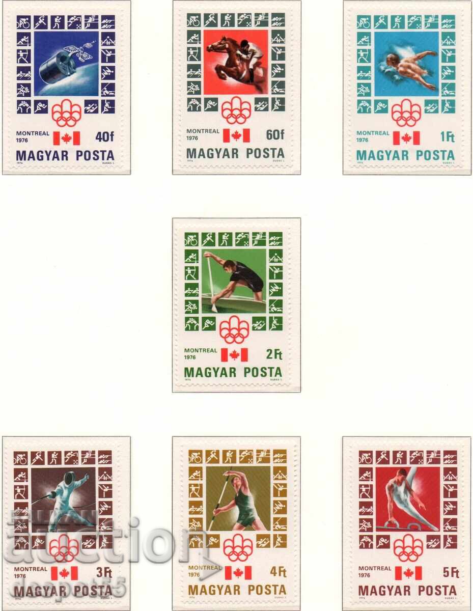 1976. Hungary. Olympic Games - Montreal, Canada.