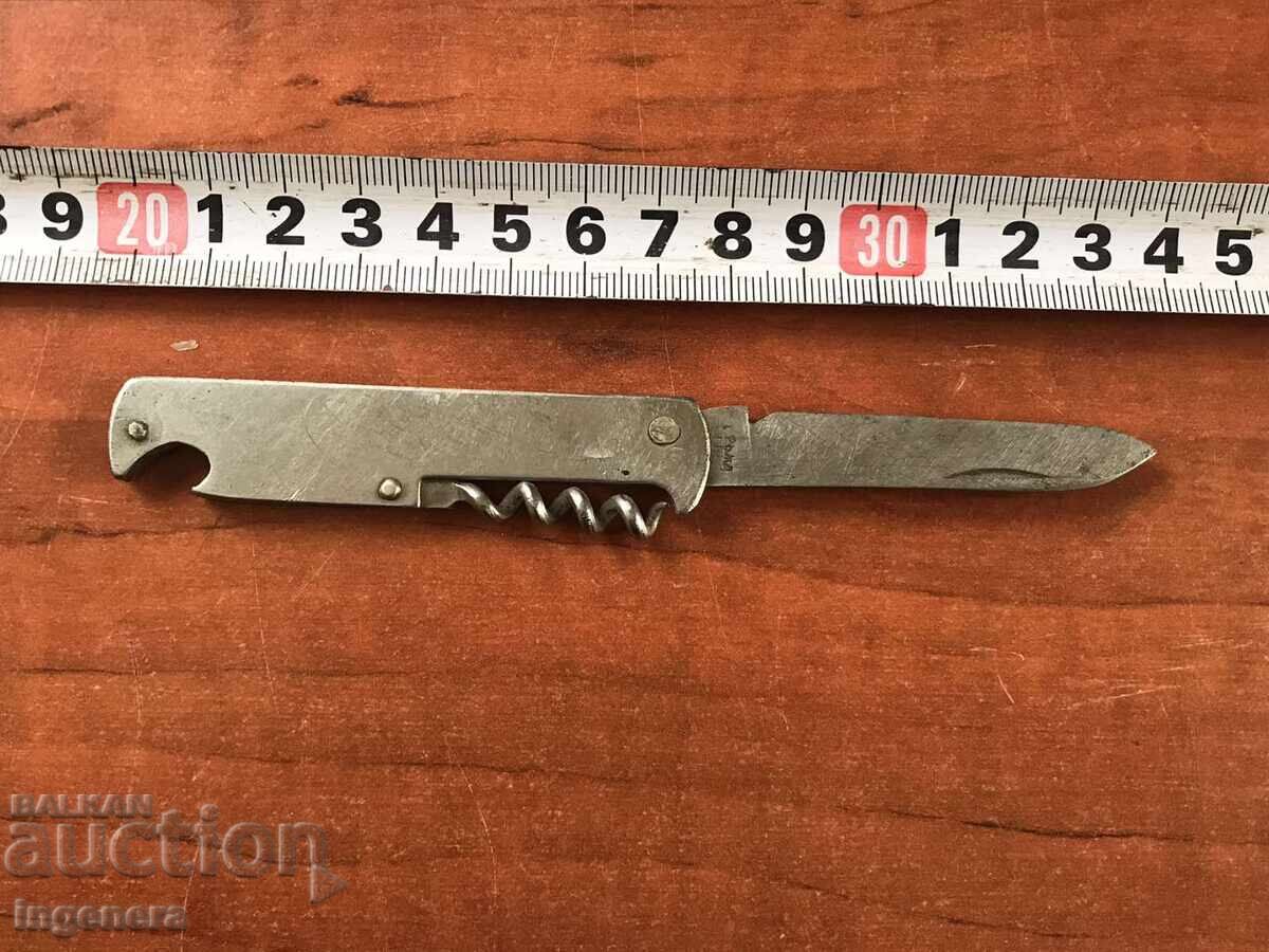 FOLDING KNIFE, OLD SHARP BLADE, STEEL