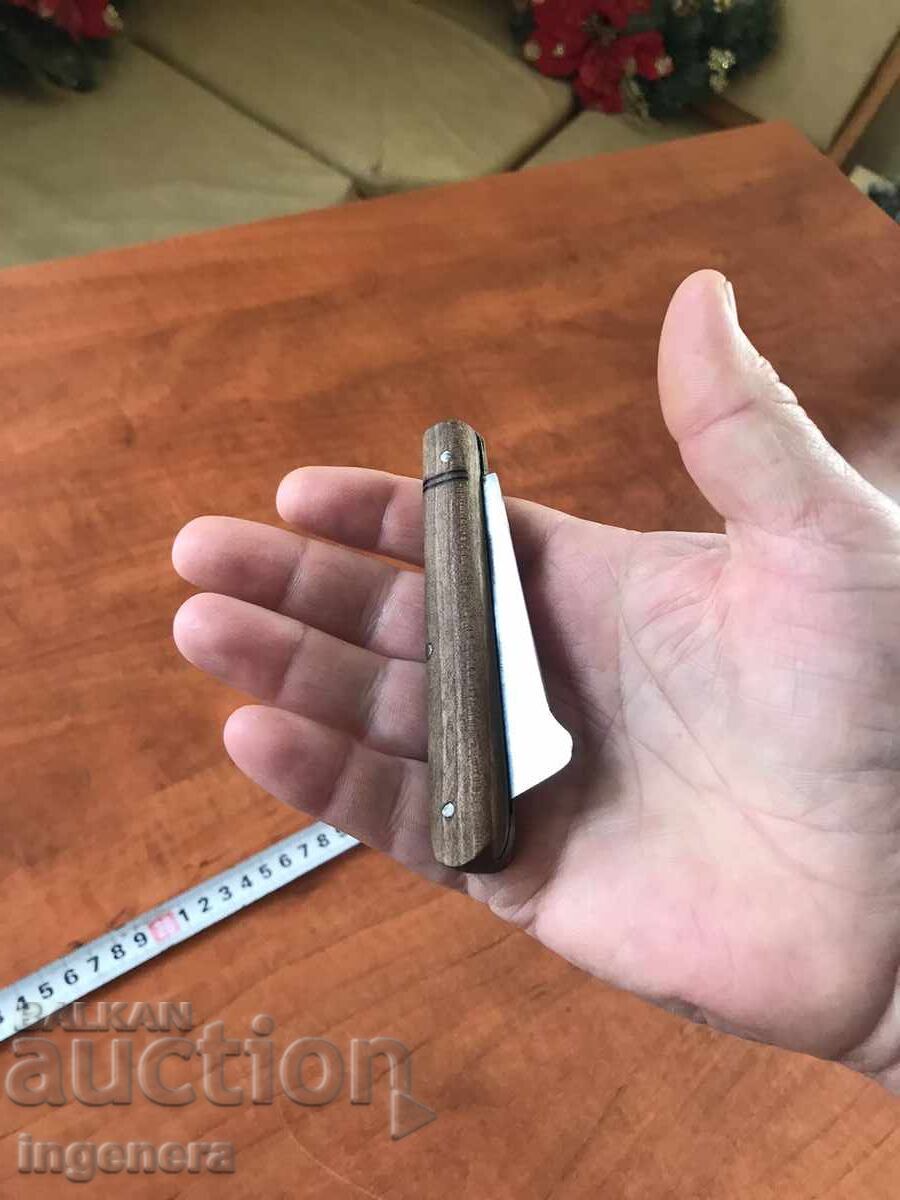 FOLDING KNIFE, OLD BLADE, MARKED - 6