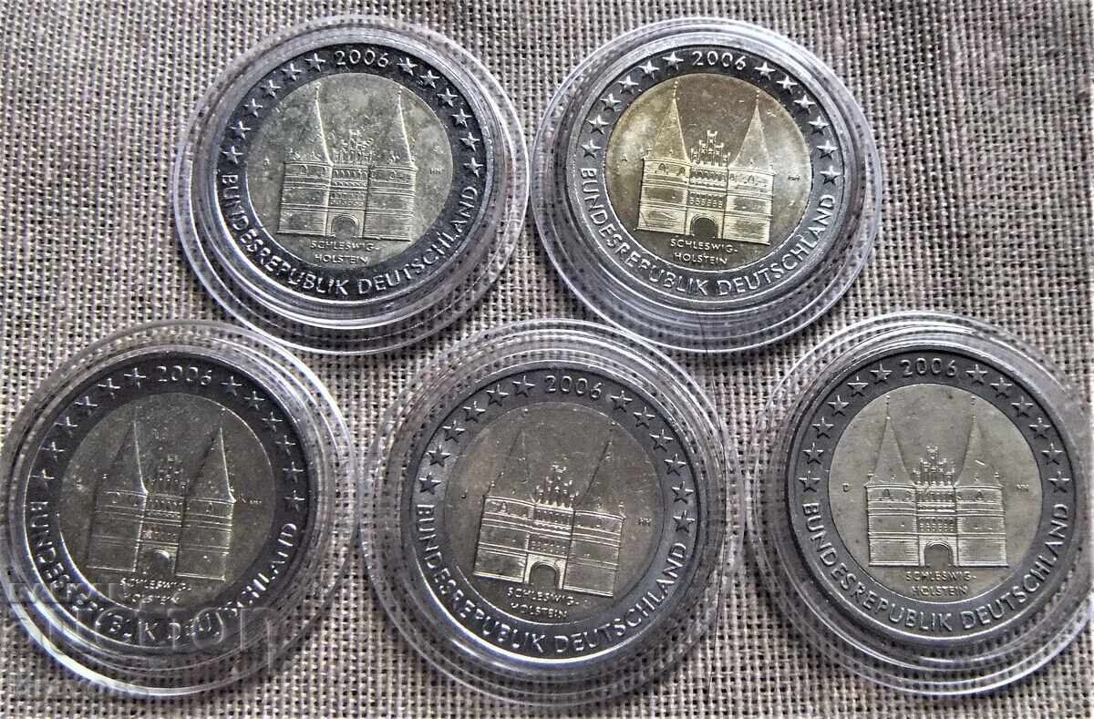 Germany - 2 euros 2006 A-J Germany - 2 euros 2006 A-J