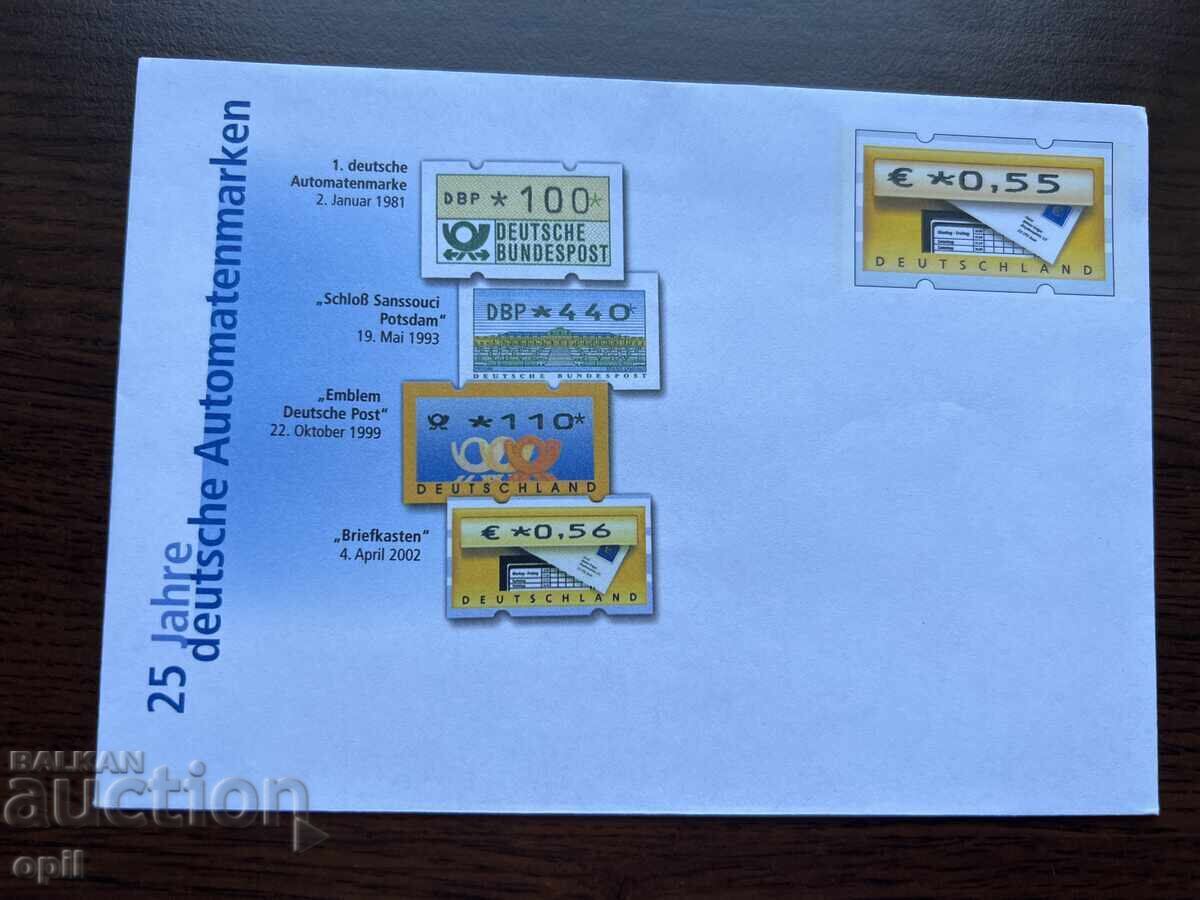 Germany 2002 25 Years of German Automatic Stamps Germany 2002 25 Years of German Automatic Stamps