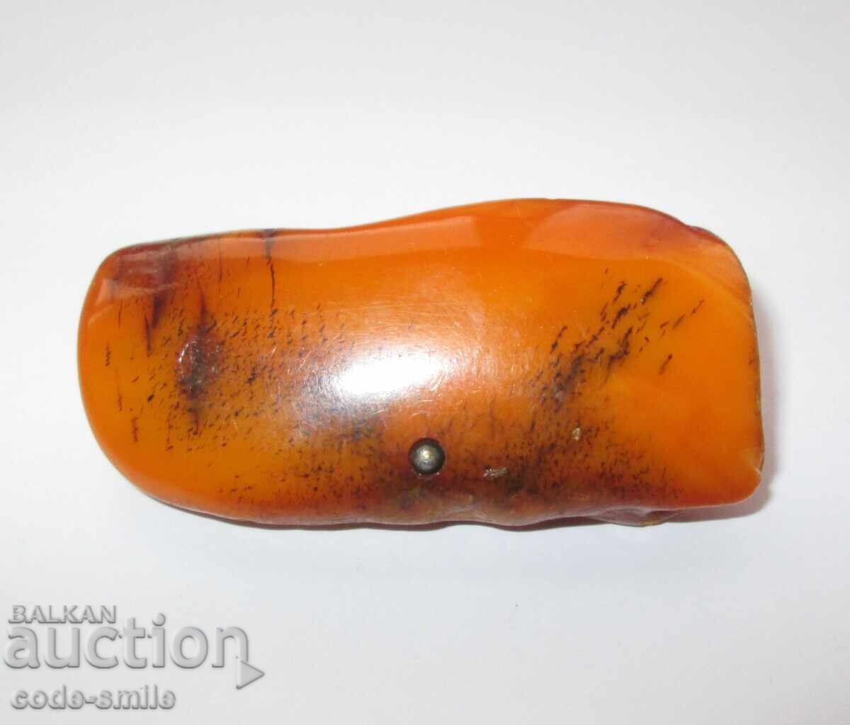 Old ladies' amber brooch, raw amber - 7 Old ladies' amber brooch, raw amber - 7