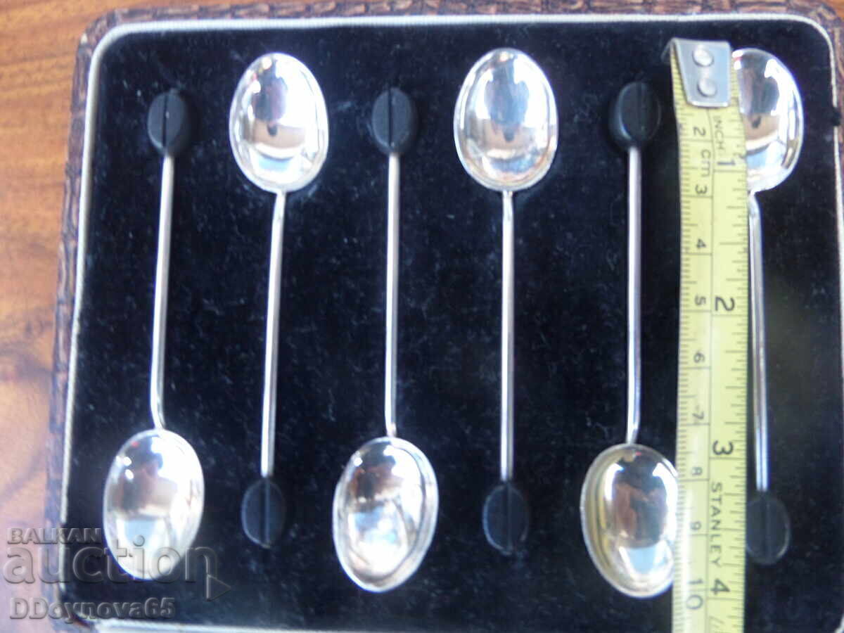 Delivery of Set of 6 sterling silver coffee spoons Delivery of Set of 6 sterling silver coffee spoons
