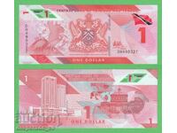 (¯`'•.¸ TRINIDAD AND TOBAGO $1 2020 UNC ¸.•'´¯)