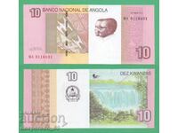 (¯`'•.¸ ANGOLA 10 kwanza 2012 UNC ¸.•'´¯)