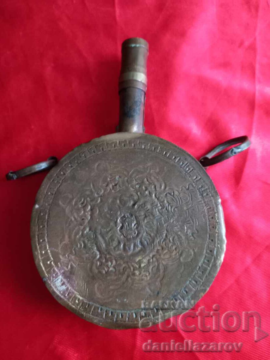 Old OTTOMAN Powder Box, Powder Box, Silver - 5