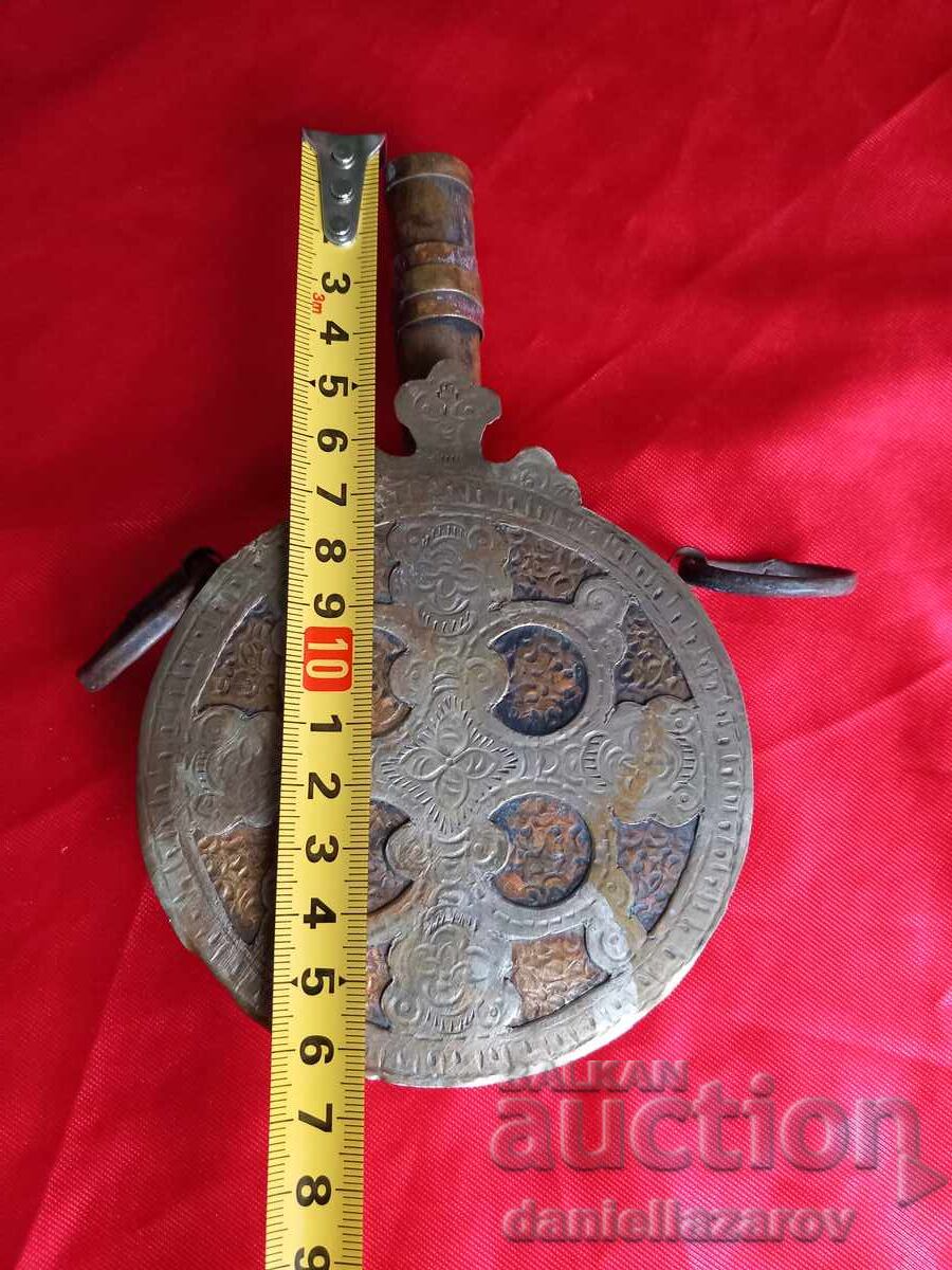 Old OTTOMAN Powder Box, Powder Box, Silver - 7