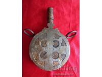 Old OTTOMAN Powder Box, Powder Box, Silver