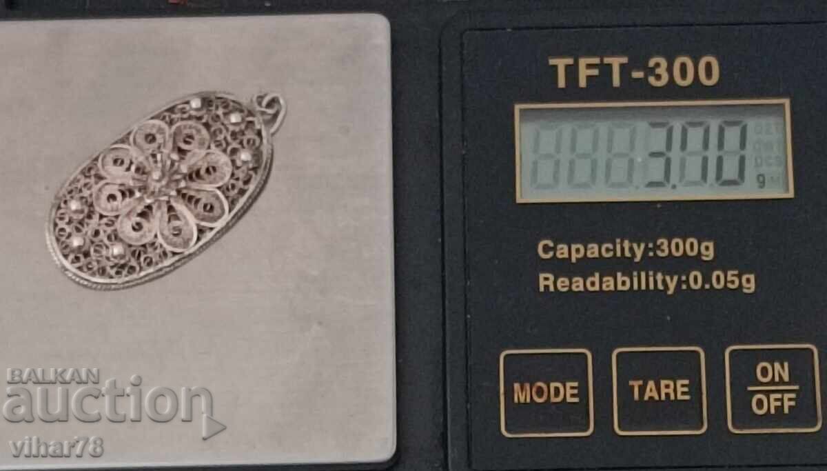 OLD SILVER PENDANT - 5 OLD SILVER PENDANT - 5