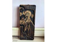 Beautiful Old Wooden Panel - Icon - Woodcarving