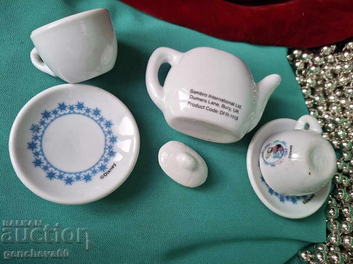Doll porcelain coffee set - 5