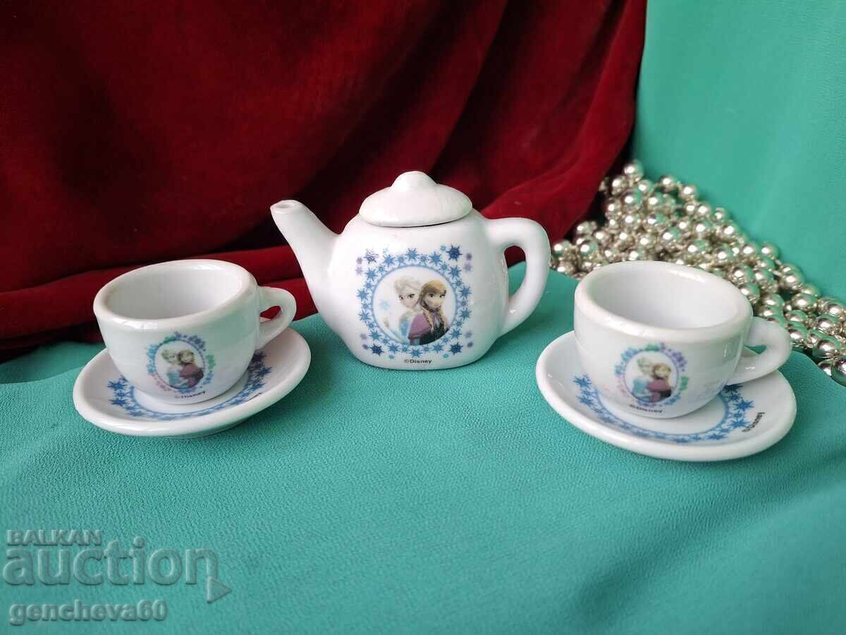 Doll porcelain coffee set - 6