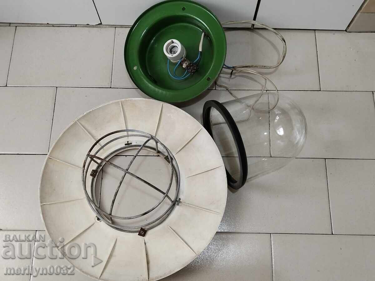 Old industrial lamp from a workshop underground NRB - 5 Old industrial lamp from a workshop underground NRB - 5