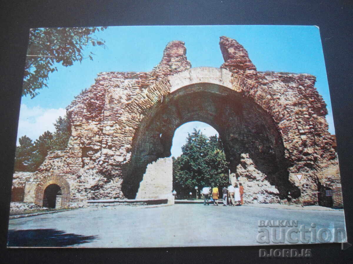 HISSARYA. The Southern Gate "Camels", Old postcard