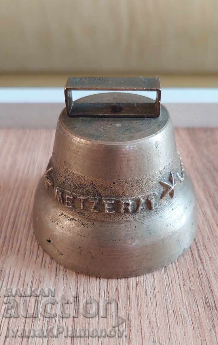 A bell rings
