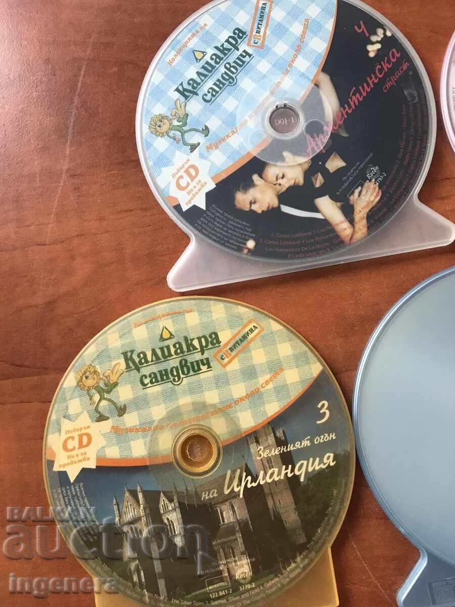 CD MUSIC № 1,2,3,4,6,7,8,9 AND 10-TOTAL 9 ISSUE - 5 CD MUSIC № 1,2,3,4,6,7,8,9 AND 10-TOTAL 9 ISSUE - 5