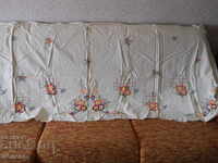 Old hand embroidered tablecloth