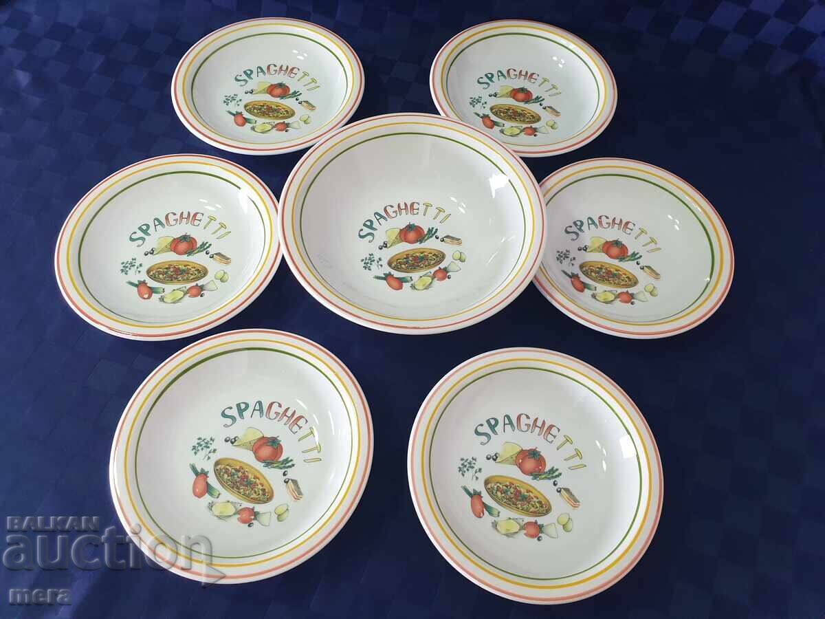 Licitație Serviciu de porțelan italian pentru paste, spaghete