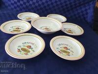 Italian porcelain pasta and spaghetti service