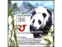 Clean block Bulgaria - China Panda 2024 from Bulgaria