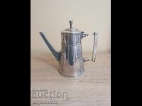 Silver-plated metal teapot with markings!!!