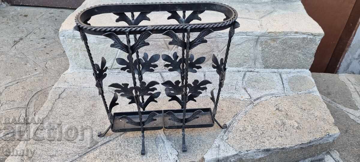 Suport pentru umbrele si bast din fier forjat Suport pentru umbrele si bast din fier forjat