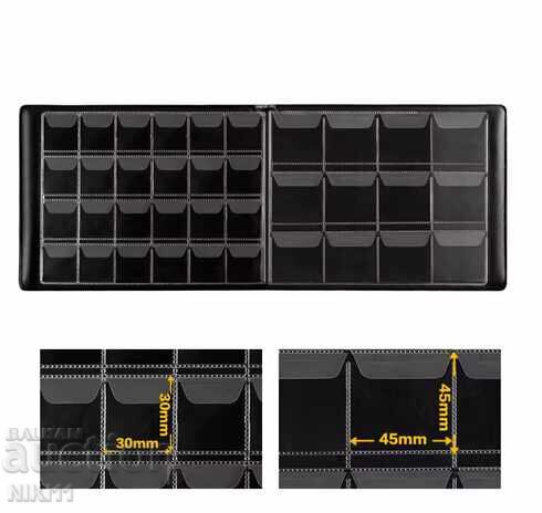 Combined album for 300 large and small coins binder with price 36.00 BGN | € 18.41