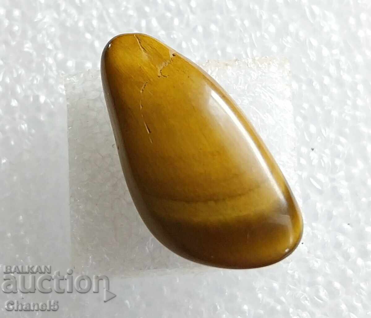 NATURAL TIGER EYE - INDIA - 12.05 ct- (55) with price 6.90 BGN | € 3.53 NATURAL TIGER EYE - INDIA - 12.05 ct- (55) with price 6.90 BGN | € 3.53