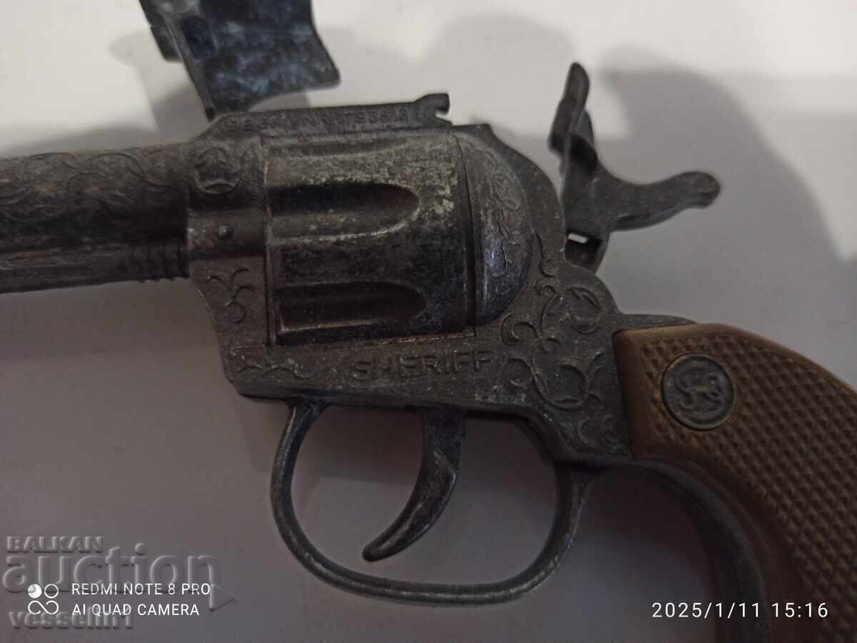 Pistol vechi de buzunar de jucărie pentru copii de la începutul anilor 80 - 5