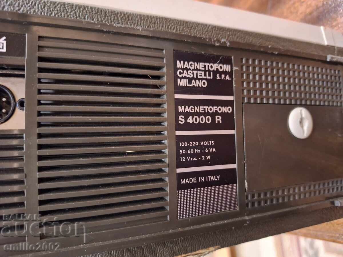 Ρετρό μαγνητόφωνο Castelli - 6 Ρετρό μαγνητόφωνο Castelli - 6