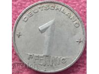 1 pfennig GDR 1953