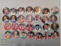 Lot of Panini Snickers Caps from Euro 1996 - 28 pieces