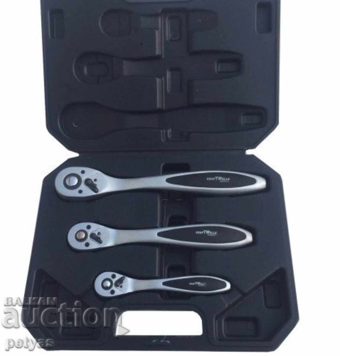 Ratchets 3pcs in a set - KraftWelle