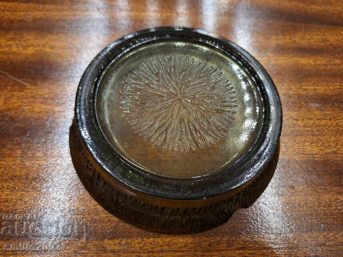 Licitație Scrumiera din sticla retro social