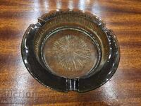 Glass ashtray retro social