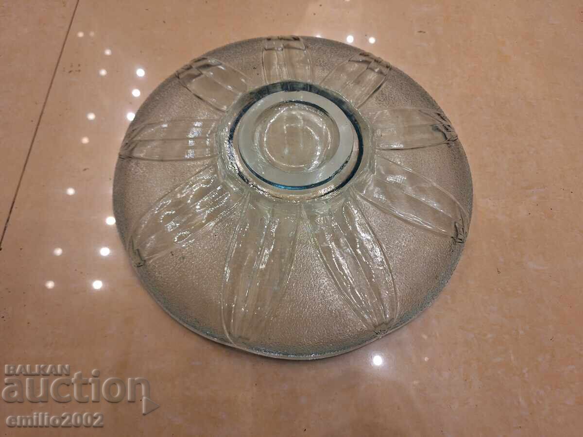 Δημοπρασία Γυάλινη φρουτιέρα ρετρό κοκ Δημοπρασία Γυάλινη φρουτιέρα ρετρό κοκ