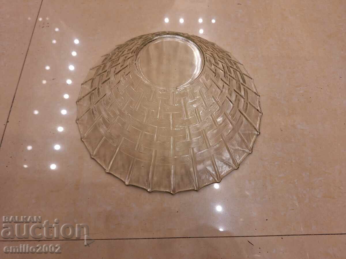 Auction Glass fruit bowl retro soc Auction Glass fruit bowl retro soc