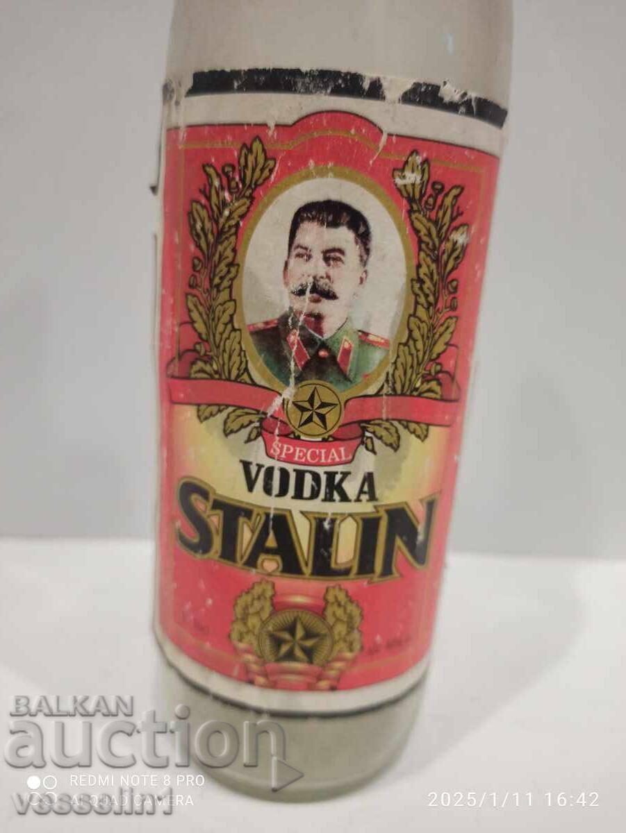 Old bottle of vodka Stalin rare socialite Old bottle of vodka Stalin rare socialite