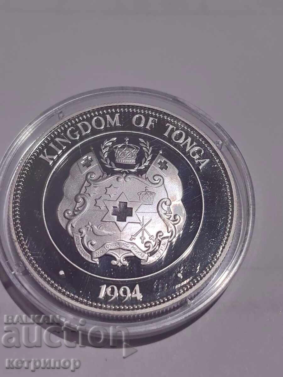 1 Paanga Tonga 1994 silver. Proof with price 110.00 BGN | € 56.24 1 Paanga Tonga 1994 silver. Proof with price 110.00 BGN | € 56.24
