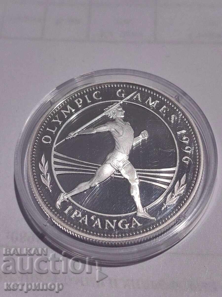 1 Paanga Tonga 1994 silver. Proof 1 Paanga Tonga 1994 silver. Proof