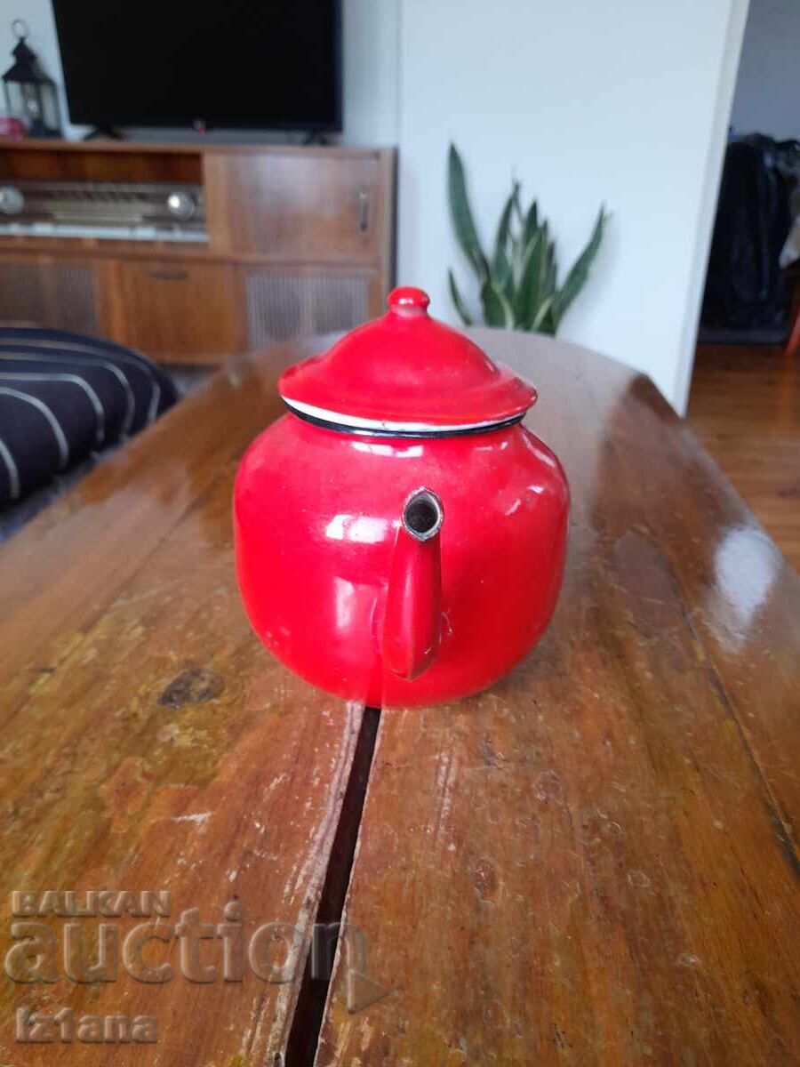 Old enamel teapot with price 42.00 BGN | € 21.47