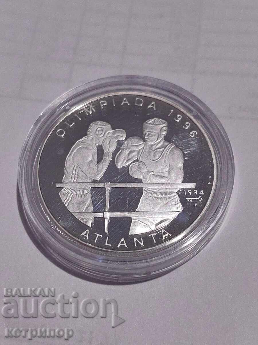 10 pesos Cuba 1994 argint. Dovada cu preț 90.00 BGN | € 46.02 10 pesos Cuba 1994 argint. Dovada cu preț 90.00 BGN | € 46.02