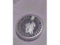 100 kroner Norway 1992 silver. Proof