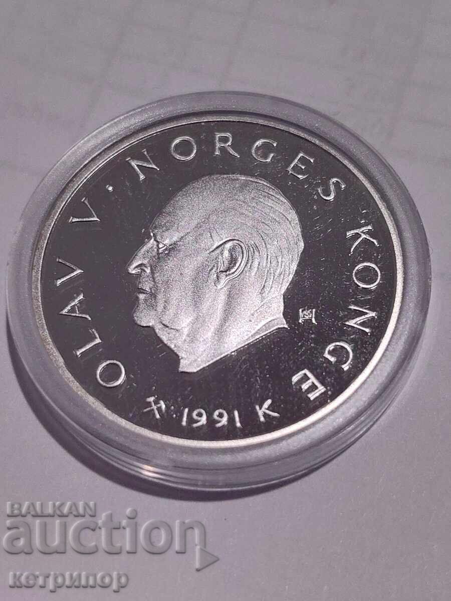 50 de coroane Norvegia 1991 argint. Dovada cu preț 65.00 BGN | € 33.23 50 de coroane Norvegia 1991 argint. Dovada cu preț 65.00 BGN | € 33.23